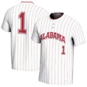 1AlabamaCrimsonTideGameDayGreatsLightweightSoftballFashionJersey-White