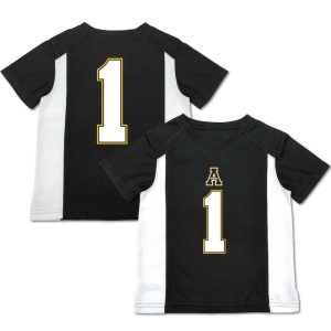 1AppalachianStateMountaineersGarbToddlerFootballJersey-Black-1