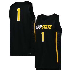 1AppalachianStateMountaineersReplicaBasketballJersey-Black-1