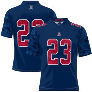 23ArizonaWildcatsGameDayGreatsMilitaryAppreciationFootballJersey-Navy-1