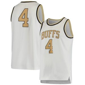 4ColoradoBuffaloesReplicaBasketballJersey-White