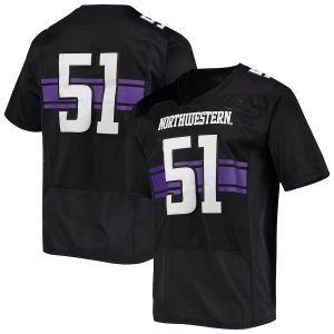 51NorthwesternWildcatsUnderArmourPremiereFootballJersey-Black