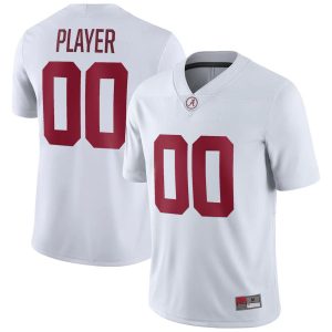 AlabamaCrimsonTideNikePick-A-PlayerNILReplicaFootballJersey-White-1