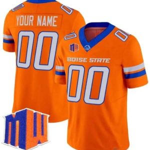 CustomBoiseStateBroncosOrangeVaporLimitedFootball-1