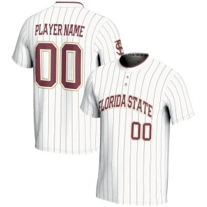 FloridaStateSeminolesGameDayGreatsUnisexNILPick-A-PlayerLightweightSoftballJersey-White