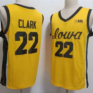 IowaHawkeyes_22CaitlinClarkYellowStitchedJersey