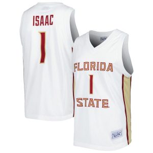 JonathanIsaacFloridaStateSeminolesOriginalRetroBrandAlumniCommemorativeReplicaBasketballJersey-White