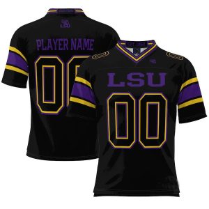 LSUTigersProSphereNILPick-A-PlayerFootballJersey-Black-1