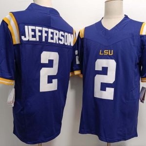 LSUTigers_2JustinJeffersonPurpleFUSECollegeStitchedJersey