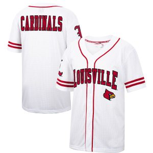 LouisvilleCardinalsColosseumFreeSpiritedBaseballJersey-WhiteRed