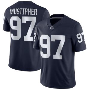 PJMustipherPennStateNittanyLionsNikeNILReplicaFootballJersey-Navy