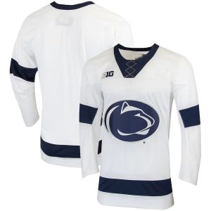 PennStateNittanyLionsNikeReplicaCollegeHockeyJersey-White