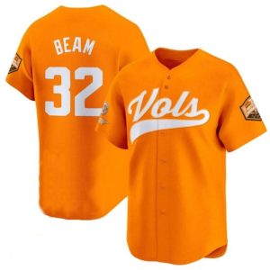 TennesseeVolunteers_32DrewBeamOrange2024ChampionsVaporLimitedStitchedJersey